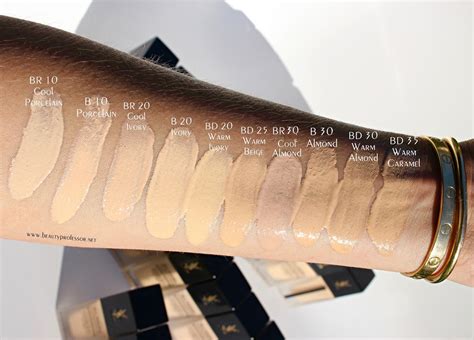 all hours foundation ysl swatches|ysl all hours foundation shades.